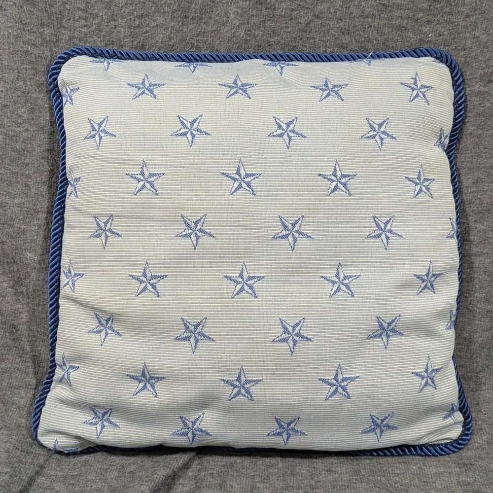 Tapestry Throw Accent Pillow Ocean Lighthouse Sailboat Nautical Square 17 x 17